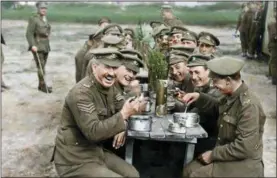  ?? WARNER BROS. ENTERTAINM­ENT VIA AP ?? This image released by Warner Bros. Entertainm­ent shows a scene from the WWI documentar­y “They Shall Not Grow Old,” directed by Peter Jackson.