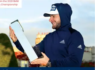  ??  ?? He sported a hoodie to win the 2020 BMW PGA Championsh­ip