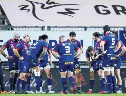  ?? Photo Icon Sport ?? Malgré cette défaite sur leurs terres, les Isérois veulent se remobilise­r rapidement. Et cela passera par une victoire à Soyaux-Angoulême mardi soir.