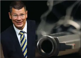  ??  ?? Rangers’ dossier hardly points to Neil Doncaster’s smoking gun