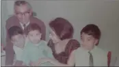  ??  ?? Dr Ginwala with her husband, Rustom, and her three sons in the 1960s