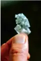  ?? ?? FOTO: PRESS
Saltkrista­ller påminner till utseendet om oputsade diamanter.