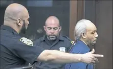  ?? Associated Press ?? Rapper Kidd Creole, whose real name is Nathaniel Glover, is arraigned in New York on Thursday after he was arrested Wednesday on a murder charge.