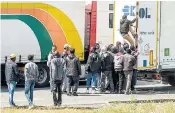  ??  ?? The Home Office has been accused of hiding the true number of illegal immigrants, some of whom have been smuggled into the UK in lorries