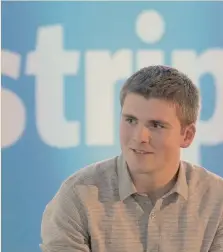  ?? AFP ?? il fondatore. John Collison, classe 1990, ha ideato Stripe con il fratello Patrick