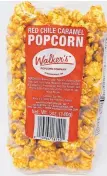  ??  ?? Walker’s Popcorn Company has dozens of flavors, in various sizes.