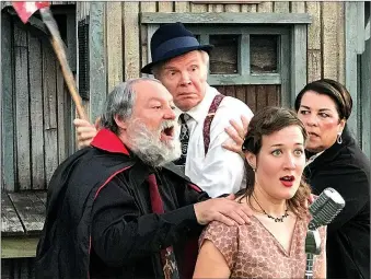  ?? Courtesy photo ?? Director Peter Gaskin says that the Northwest Arkansas Audio Theater’s production of “Dracula” will feature thrills and chills — and fantastic sound effects.