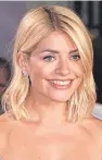  ??  ?? Holly Willoughby