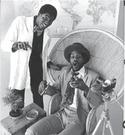  ?? Eureka Theatre 1977 ?? Actors Carl Lumbly (left) and Danny Glover made a name for themselves at the Eureka Theatre.