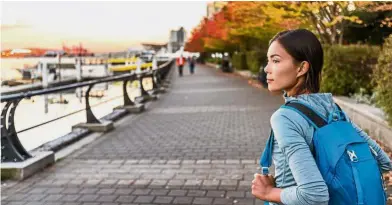  ??  ?? Making simple lifestyle changes such as walking to work and getting enough sunlight, could help boost your health in 2019. — AFP