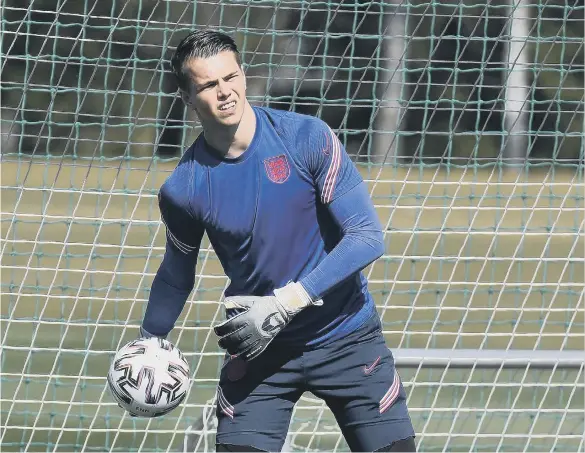  ?? ?? West Brom and England age group goalkeeper Josh Griffiths is being heavily linked with a loan move to Pompey this summer Picture: Jurij Kodrun/Getty Images