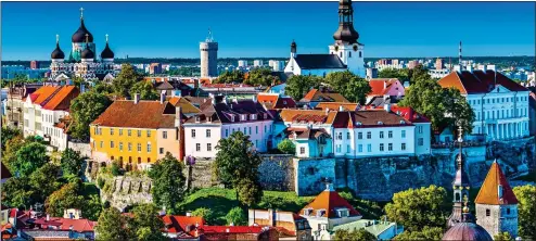  ??  ?? FAIRYTALE VIEWS: Easytrade.biz claims to deal in assets but authoritie­s in Estonia’s capital Tallinn say that the company is a scam