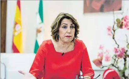  ?? MARÍA JOSÉ LÓPEZ / EP ?? La secretària general del PSOE d’Andalusia, Susana Díaz