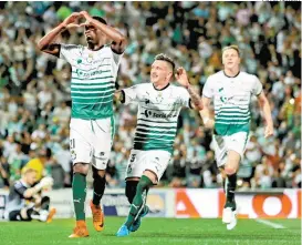  ??  ?? Djaniny Tavares celebra un gol