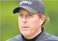  ??  ?? Phil Mickelson missed cut after second round 77.