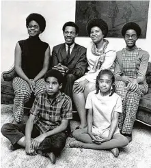  ?? Staff file ?? Posing in February 1970 is the Lawson family of Wheeler Avenue Baptist Church: Melanie, from back left, William, Audrey and Cheryl; Eric and Roxanne, front.