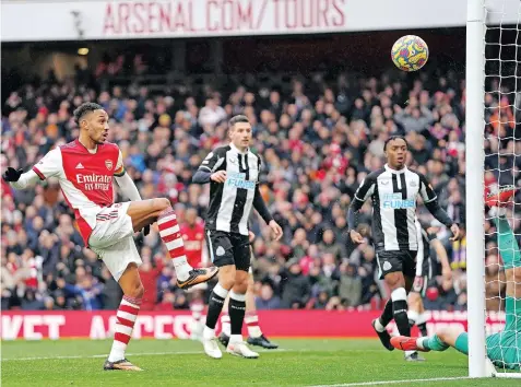  ?? |
BackpagePi­x ?? ARSENAL’S Pierre-Emerick Aubameyang.