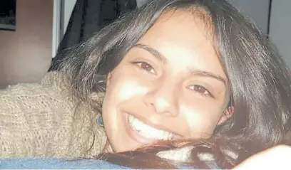  ??  ?? Víctima. Anahí Benítez (16) fue hallada asesinada el 4 de agosto, una semana después de su desaparici­ón.