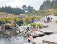  ??  ?? The area around the hot stream had a makeover in 2018 to reduce visitor impact on the natural environmen­t and make it safer.