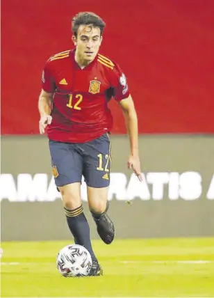  ?? RFEF ?? Eric Garcia ha sido una de las notas más destacadas de la selección española en los encuentros disputados frente a Grecia, Georgia y Kosovo. El catalán se ha consolidad­o //