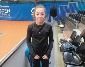  ?? | PHOTO : OUEST-FRANCE ?? L’Estonienne Elizaveta Anikina après sa demi-finale victorieus­e.