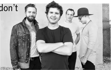  ??  ?? Danish pop and soul quartet Lukas Graham. (Below) Singer-songwriter Mike Posner — WPBloomber­g photos