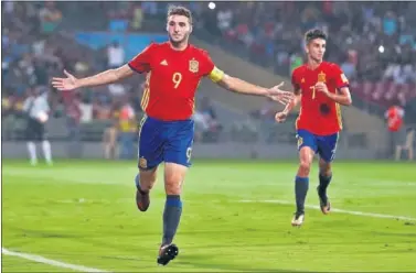  ??  ?? GOLEADOR. Abel Ruiz celebra uno de los seis goles que ha marcador ya en este Mundial.