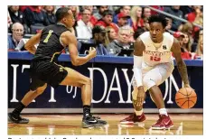  ?? DAVID JABLONSKI / STAFF ?? Dayton guard John Crosby, who averaged 2.8 points last season, will make his first start today against Ball State.