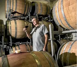  ?? BRADEN FASTIER/NELSON MAIL ?? Shayne Cox of Kaimira Vineyards in Brightwate­r has worked all around the world, honing his craft in Chile, Italy and France.