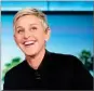  ??  ?? AP PHOTO BY ANDREW HARNIK In this 2016 file photo, Ellen Degeneres appears during a commercial break at a taping of ‘The Ellen Show’ in Burbank.