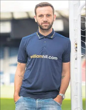  ??  ?? AT HOME: James McFadden relaxes at Hampden and remains ready and willing to answer the call of duty