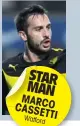  ??  ?? STAR MAN MARCO CASSETTI Watford