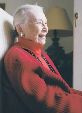  ?? CHARLOTTE HADDEN/THE NEW YORK TIMES ?? Marilyn Stafford, pictured Feb. 15 in Shoreham-by-Sea, England, will have her work featured at the Brighton Museum and Art Gallery in England.