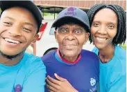  ?? Picture: NORTH WEST UNIVERSITY ?? ONE OF THEM: Jacob Seboko, 79, with fellow students