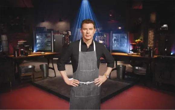  ?? ?? Bobby Flay, seen here in “Beat Bobby Flay,” to leave Food Network