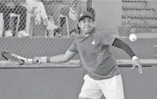  ?? ?? Eduardo Orozco va por el título Torneo Anual de Tenis del Club Águila