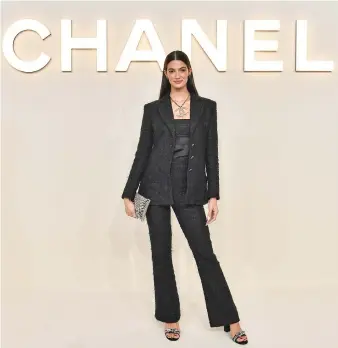  ?? File/Getty Images ?? Tara Emad is set to star in a campaign for Chanel Beauty.