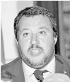  ??  ?? Matteo Salvini