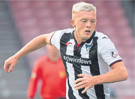  ?? SNS. ?? Arbroath will be missing the services of striker Callum Smith – the young on-loan Dunfermlin­e forward – for the clash with East Fife.