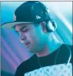  ?? Datsik.com ?? Electronic musician Datsik, whose real name is Troy Beetles, is shown at work in this photo from his website.