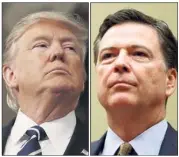  ?? (Photo MaxPPP) ?? Donald Trump a tenté de convaincre que son choix de limoger le boss du FBI James Comey, était justifié.