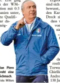  ?? Foto: Witters ?? Trainer Gian Piero Ventura droht eine schlimme Schmach.