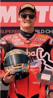  ??  ?? Chaz Davies, 31 anni, quinta stagione in Ducati ALEX PHOTO