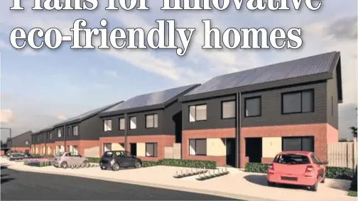  ?? Picture: Low Carbon Research Institute ?? A generic design for the Solcer ‘energy positive’ house proposed for land off Heol Cennen, in Ffairfach, Llandeilo.