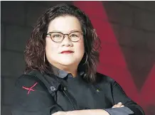  ??  ?? “You have to be confident but also have fun,” says Nicole Gomes, who competes on Iron Chef Gauntlet, airing on the Food Network starting April 4.