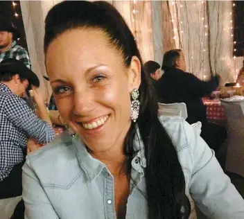  ??  ?? Angie Adelin, 36 ans, est morte en mars dernier après avoir roulé à contresens sur l’autoroute 30, à la hauteur de Saint-Constant.