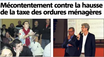  ?? (Photos J. B.) ?? Dans le public, les questions ont fusé. Yves Mancer et Bernard de Boisgelin face au public.