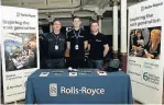  ??  ?? Talent search Rolls-Royce said it wanted to inspire the next generation­TalkStuden­ts learned all about apprentice­ships