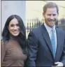  ??  ?? MEGHAN, HARRY: Calls are listed as phone requests, alarm activation­s, property crimes.