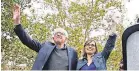  ?? AP ?? In Indiana, Sen. Bernie Sanders, I-Vt., campaigns for congressio­nal candidate Liz Watson, a Democrat and Medicare for all supporter.